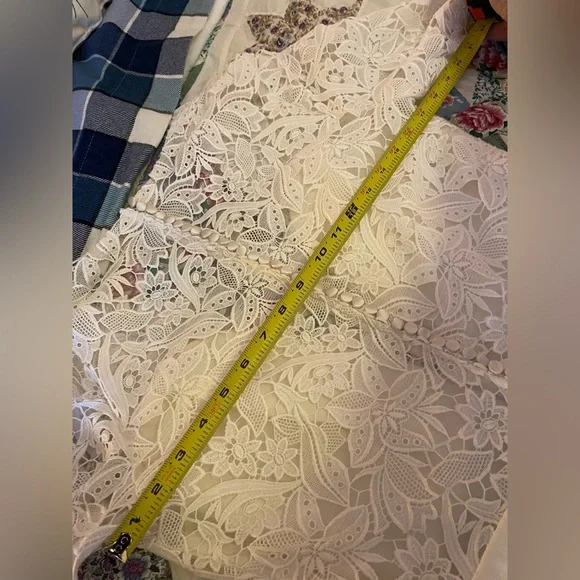 TK DELANEY WEDDING Long Sleeve Lace Dress in size 12 - Picture 13 of 16